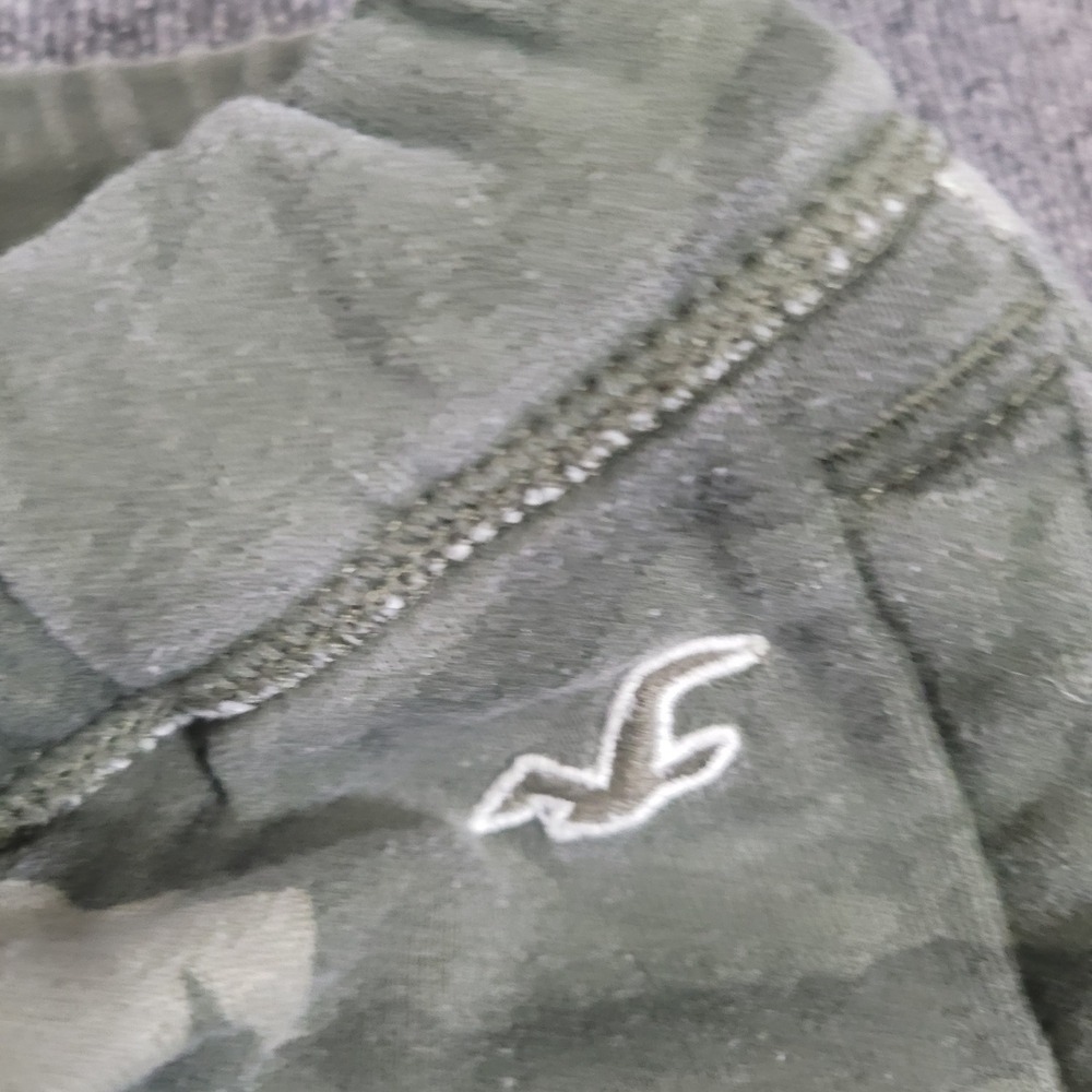 Hollister XL Camo Sweatpants Mens Green Camouflage Joggers‎ Drawstring Waist